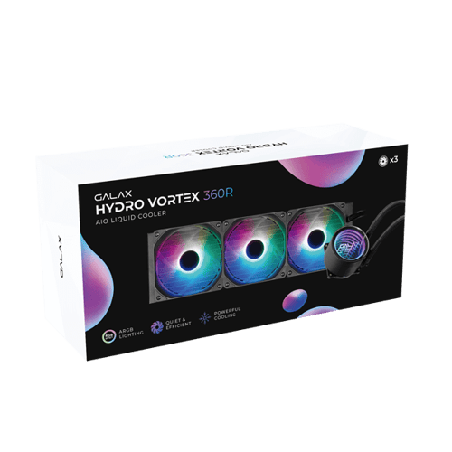 Galax Hydro Vortex 360R ARGB 360mm CPU Liquid Cooler (Black)